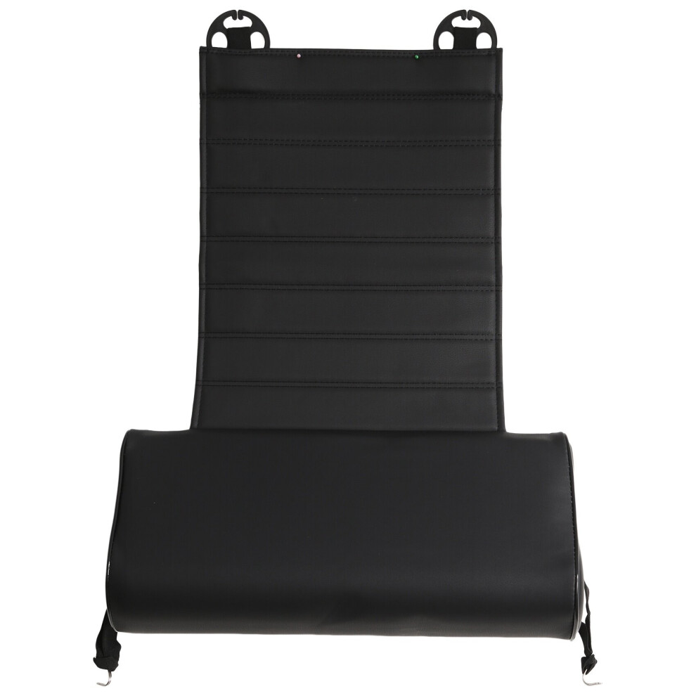 Universal Car Leather Leg Pad Support Extension Mat Support Leg Leather Cushion Knee Pad Memory Black 4762381716425