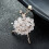 Broche décorative en strass pour pull et manteau 4