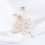 Broche décorative en strass pour pull et manteau 2
