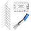 9Pcs Understring Radius Gauge + String Action Ruler Gauge Tool + Guitar Bridge Saddle Nut Files Set Guitar Repair Tool Accessories 1