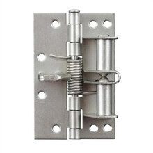 Automatic Door Closer Hinges for Cabinet Multi-Function Detachable Spring Hinges Positioning Door Closer,Silver