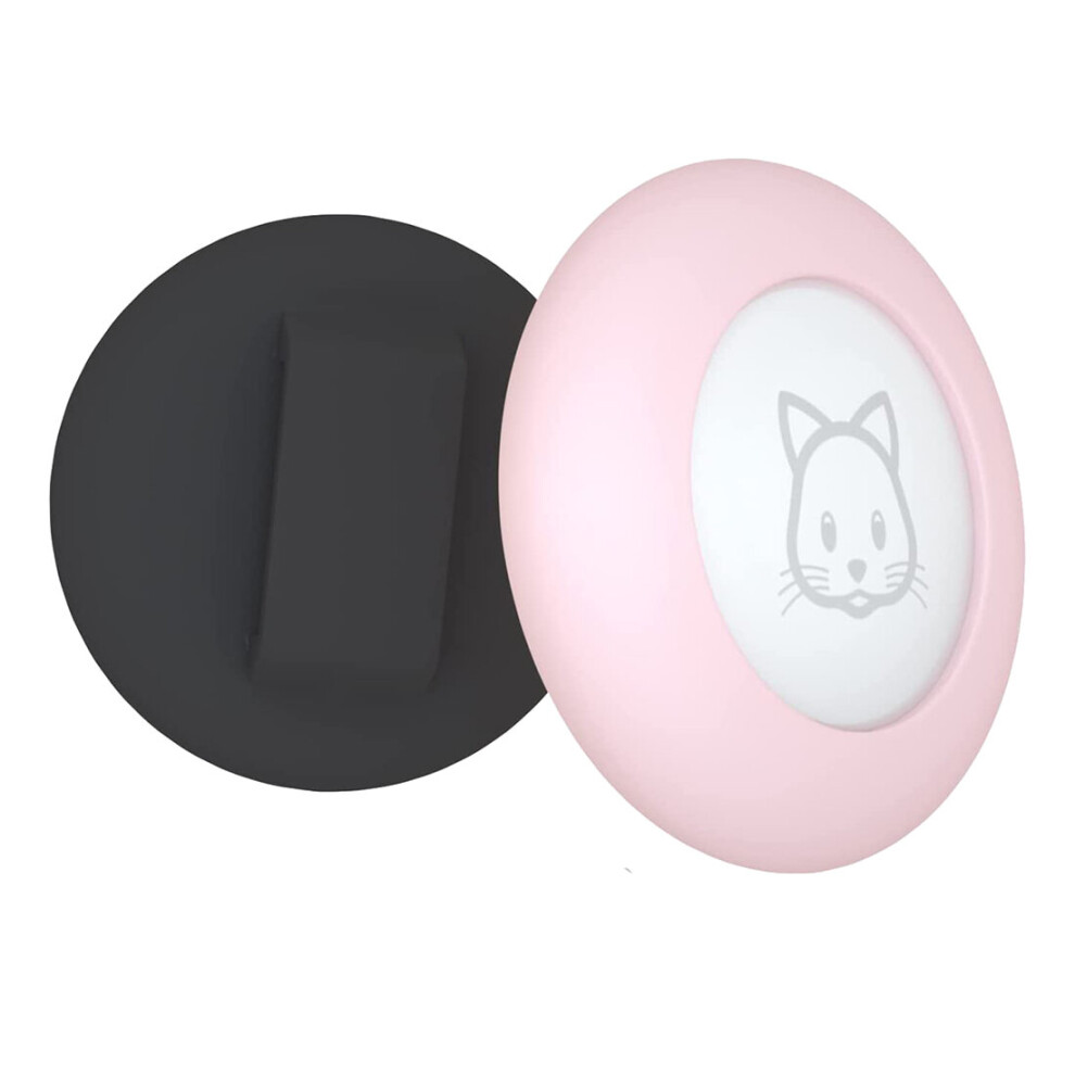 Collar Holder, For Air Tag Collar Holder Compatible For Gps Tracker,2Pack And Black/Pink Tlily