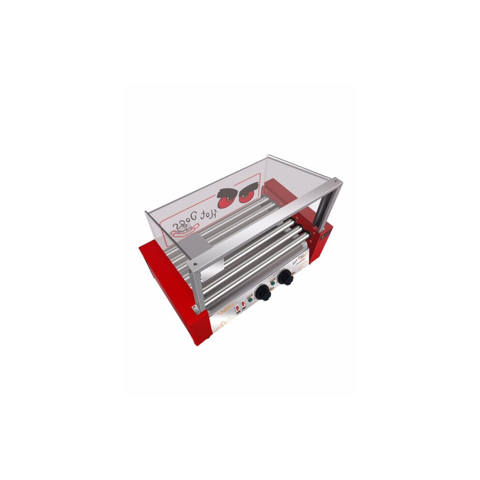 TANSIK COMMERCIAL HOT DOG BROILER (7 ROLLERS) SAUSAGES MACHINE