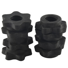 4 paires d'écrous hexagonaux pour haltères, écrous de tige d'haltère, colliers pour barres d'haltères, entraînement sportif