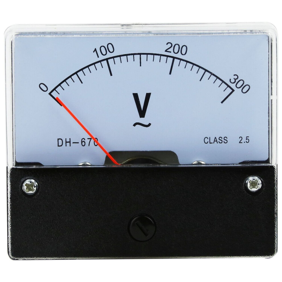 Rectangle Ac 0-300V Gauge Analog Voltage Panel Meter Voltmeter Dh670 4762381744916