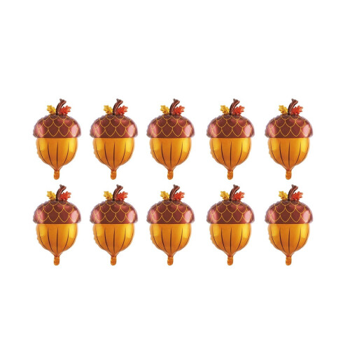 10Pcs Balloons Foil Fall Balloons for Baby Shower Birthday Fall Thanksgiving Party Decorations