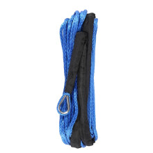 Corde de treuil électrique 7700Lbs Corde en nylon Corde en fibre haute résistance 6mmx15M Corde de remorque de voiture Ceinture de remorque