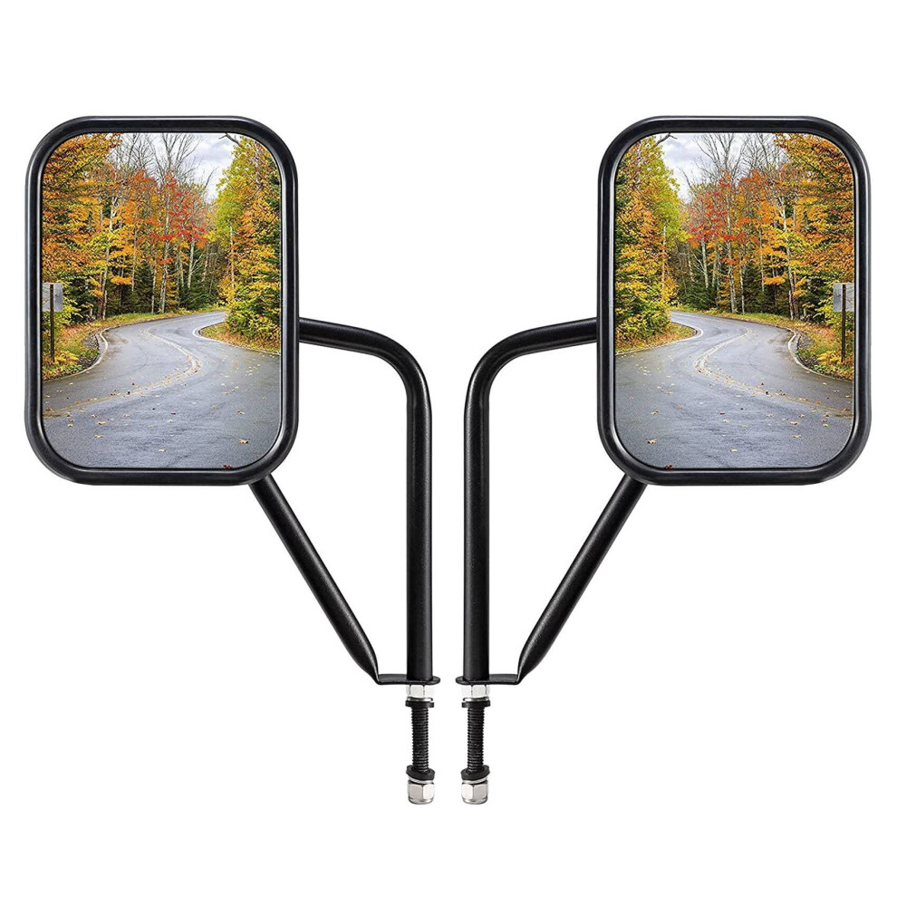 Doors Off Mirrors For Wrangler Cj Yj Tj Jk Jl & Rearview Mirrors Square Door Side Hinge Mirror 4761978984278