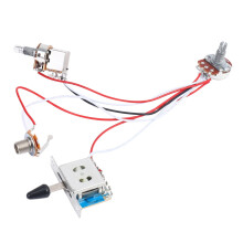 Electric Guitar Wiring Kit 1 Volume 1 Tone 3 Toggle Switch 500K Pots 1 Set