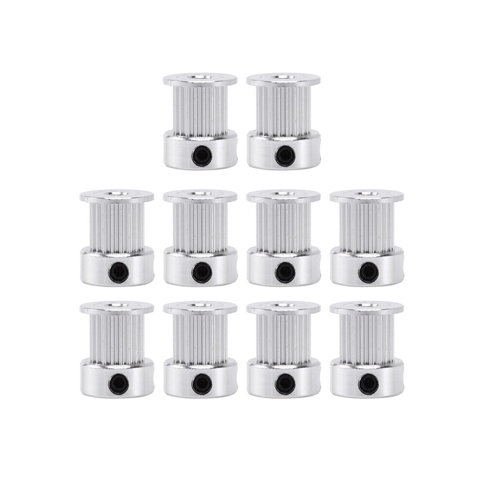 20 Teeth 2Gt Timing Synchronous Pulley Bore 5Mm For Width 10Mm 2M Gt2 Belt Small Backlash 20T 20Teeth 10Pcs 4761978903460