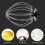 Stainless Steel Balloon Wire Whip Mixer Attachment for EPRO Flour Cake Balloon Whisk Egg Cream Kitchen Tool 4