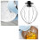 Stainless Steel Balloon Wire Whip Mixer Attachment for EPRO Flour Cake Balloon Whisk Egg Cream Kitchen Tool 5