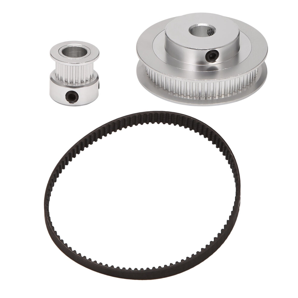 2Gt Synchronous Wheel 1:3 Reduction Transmission Pulley Pulley Model Mechanical Belt For 3D Printer - 200X8x8mm 4761978919485