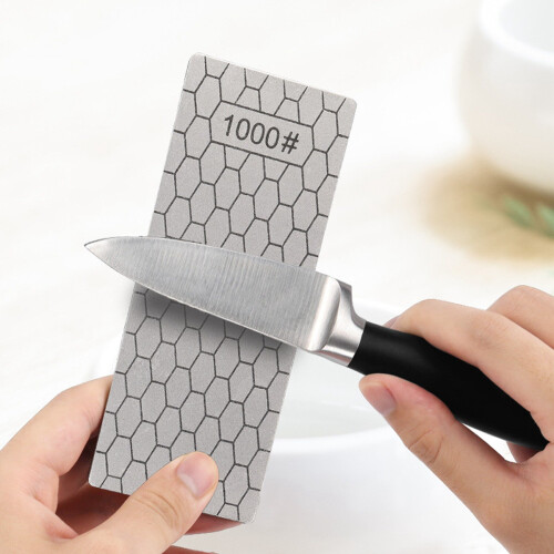 Knife Sharpener, Diamond Sharpening Stone, Sharpening Tools Diamond Plate Sheet for Knives, Chisels, Jade, Glass 2