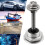 4X Quick Release Push Hood Latch Button Car Pin Lock Bumper Clip Latches Silver 4