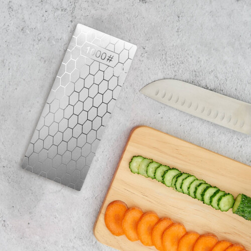 Knife Sharpener, Diamond Sharpening Stone, Sharpening Tools Diamond Plate Sheet for Knives, Chisels, Jade, Glass 1