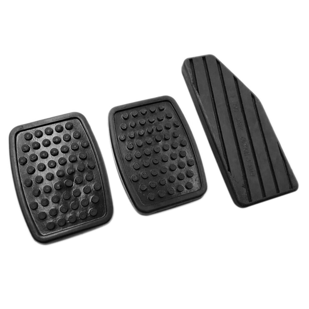 3Pcs Car Accelerator Clutch Brake Pedal Rubber Pad Pedal Cover Kit For Swift 49451-60B00 4762381741021