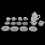 Porcelain tea set Eating Utensils 15pzs Daisy Pattern 5