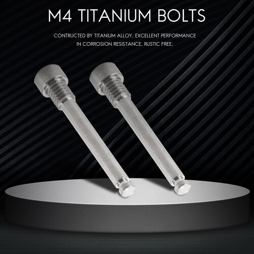 Titanium for Bicycle Disc Brake Pad Threaded Pin Inserts Screw for R Hydraulic Disk Caliper-Titanium 1