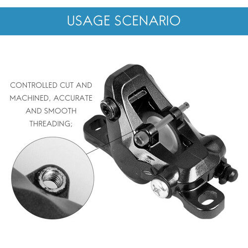 Titanium for Bicycle Disc Brake Pad Threaded Pin Inserts Screw for R Hydraulic Disk Caliper-Titanium 2