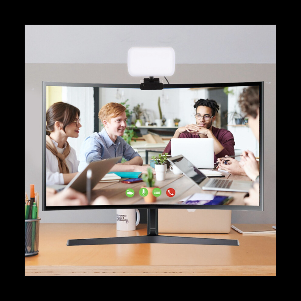 Mini Video Conference Webcam Vlog Photography Fill Lamp Selfie Adjustable Portable Led Photography Light 4761978922966