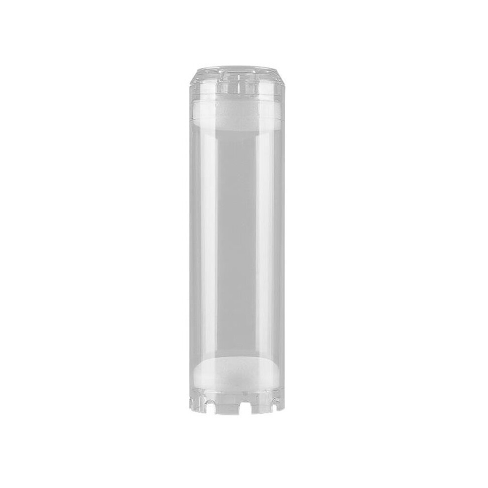Boîtier de filtre à eau transparent vide réutilisable de 10 pouces Divers supports rechargeables
