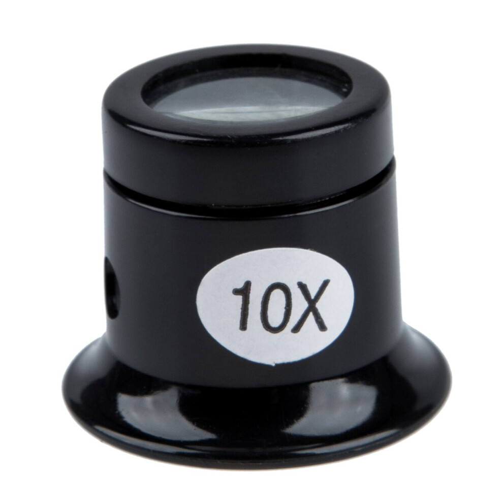 Tlily Watch Eyes Loupe 10X Jeweller Optical Glass Magnifier Magnifying Tool