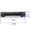 8 Port Straight-Through CAT6 Patch Panel RJ45 Network Cable Adapter Ethernet Distribution Frame 4