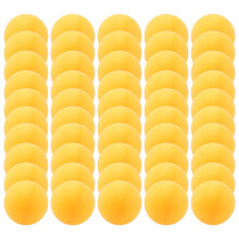 Lot de 50 balles d'entraînement de tennis de table de 40 mm, balles de ping-pong, jaune/blanc aléatoire