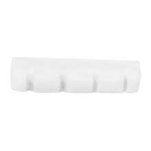 Sillet de rechange en os pour guitare basse 4 cordes (38 x 6 mm, non blanchi)