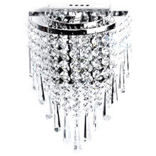 Modern Crystal Wall Lamp Chrome Sconce Wall Light for Living Room Bathroom Home Indoor Lighting Decoration