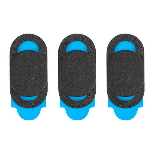 3pcs Plastic Camera Stickers Notebook PC Tablet PC Mobile Anti-Hacker Peeping Protection Privacy Cover black