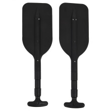 Lot de 2 pagaies télescopiques en plastique pour bateau, aviron pliable pour kayak, jet et canoë, accessoires de sécurité pour bateau