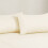 (Cream, 2 x Pillow Cases) Plain Duvet Quilt Cover Bedding Set Microfiber Plain Pillowcases Pair 1