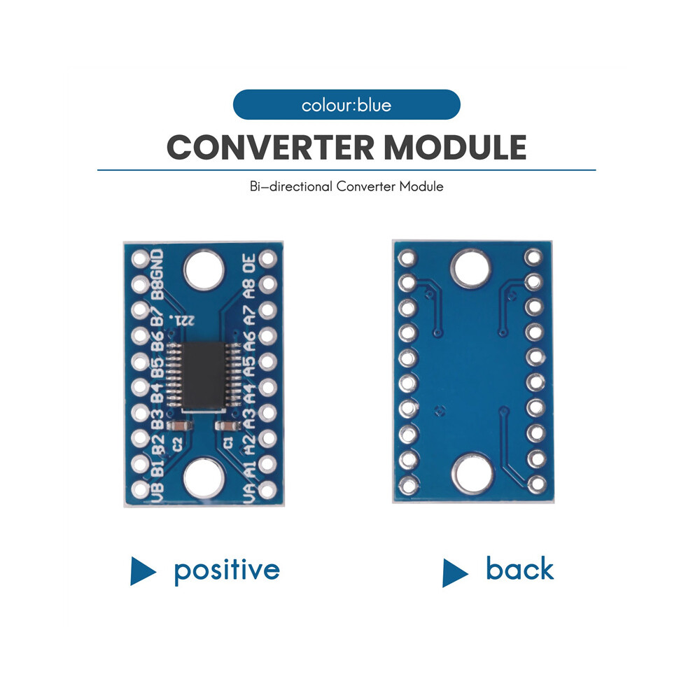 5Pcs Txs0108e 8 Channel Logic Level Converter Bi-Directional High Speed Full Duplex Shifter 3.3V 5V 4762381734993