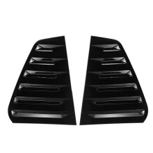 Auto Hintere Seitenscheibe Louvers, für Golf 7 R 7 7.5 2013-2020 Style Fenster Jalousien Scoop Cover Schwarz
