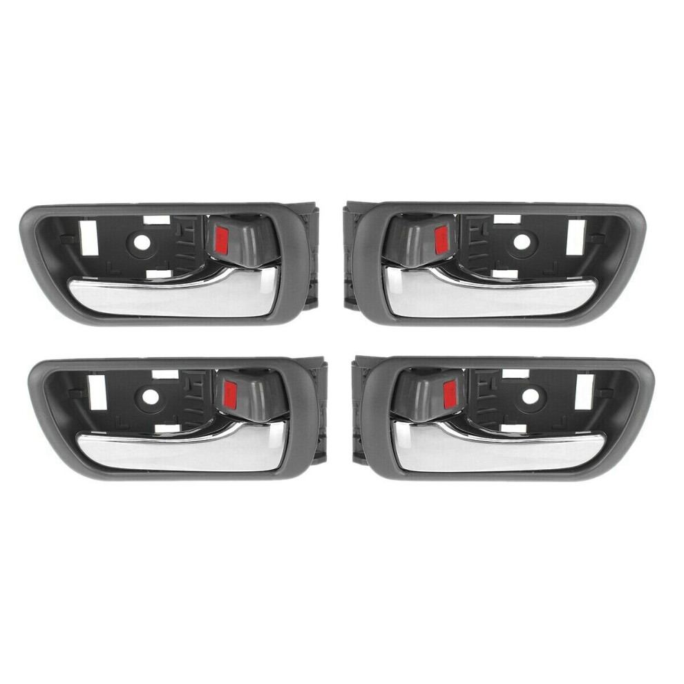 4Pcs Interior Inner Inside Door Handle Chrome For Cv36 2002-2006 69206-33030Lh 69205-33040Rh 4761978980454