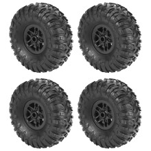 Lot de 4 pneus de voiture RC, accessoires de mise à niveau de roue de pneu pour MN D90 D91 D96 D99 MN90 MN99S 1/12 pièces de rechange de voiture RC