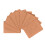 100Pcs Blank Earrings Ear Studs Tags Kraft Paper Display Card Hanging Jewelry Brown 1