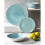 16pc Aqua Splash Spin Wash Dinner Set 3