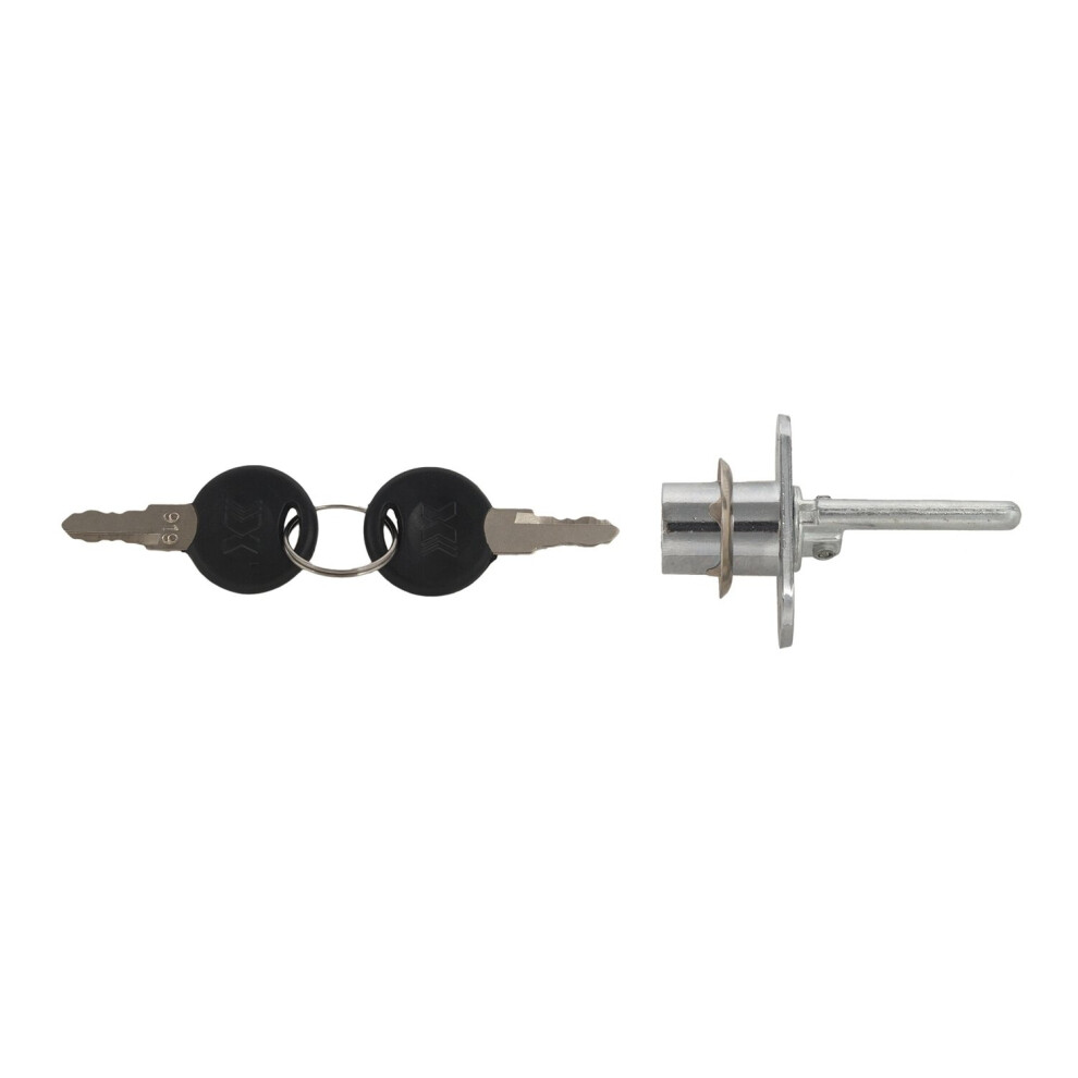Zinc Alloy Computer Desk Cabinet Drawer Cupboard Locker Cam Lock With Keys, Silver 4762381743773