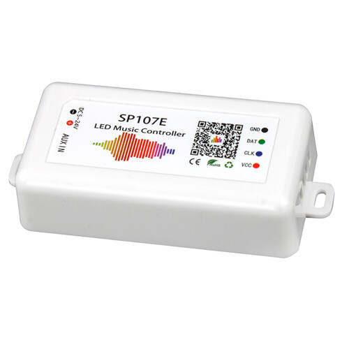 SP107E LED Controller Bluetooth Smart APP WS2811/2812B Light Strip Dimming LED Music Controller