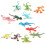 Gecko small plastic lizard Simulation reality decoration Children's toys 12 pcs 1