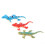 Gecko small plastic lizard Simulation reality decoration Children's toys 12 pcs 7