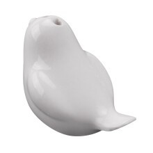 1 Love Birds Ceramic Salt and Pepper Shakers Wedding Favors - White