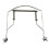 Support de cou d'harmonica 10 trous Support de bouche de harpe blues Support d'harmoniques - Argent 1