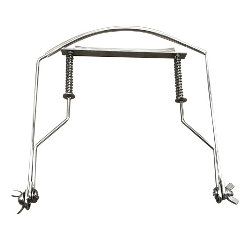 Support de cou d'harmonica 10 trous Support de bouche de harpe blues Support d'harmoniques - Argent