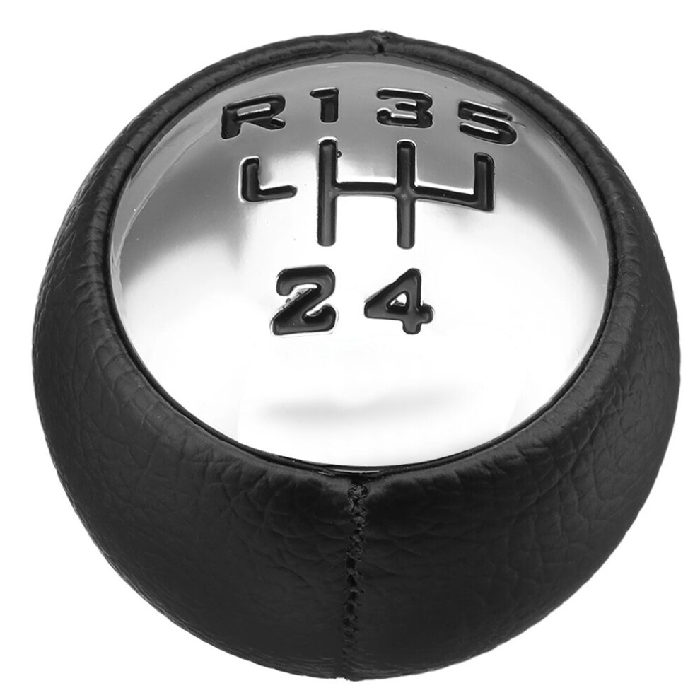 5 Speed Pu Leather Gear Shift Knob Head Handball For 307 3008 407 5008 807 For C3 C4 C4 C8 4761978971339