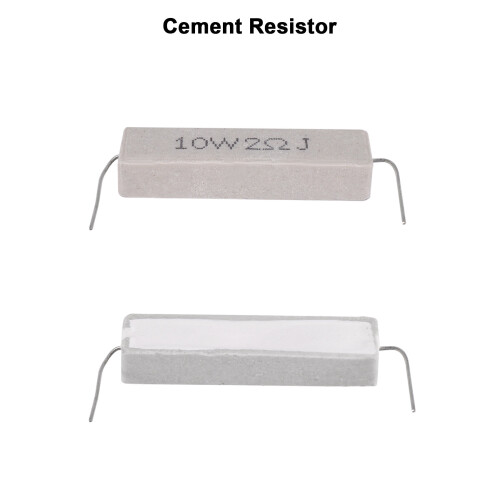 10 Pcs Wire Wound Ceramic Cement Resistor 2 Ohm 10W Watt 2