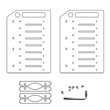 3.5 Inch HDD Hard Drive Cage 8X3.5 Inch HDD Cage Rack DIY Case for BTC Mining Computer Storage Expansion